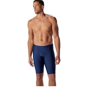 LIKE NEW Speedo PowerFLEX Eco Navy Swim Jammers